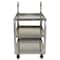 Vestil Stock Picker Truck - Aluminum, Aluminum, 1000 lb Load Capacity, 3 Shelves, 27.875" W SPA3-2848 - alternate 3